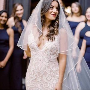 Brand new ivory Cathedral veil